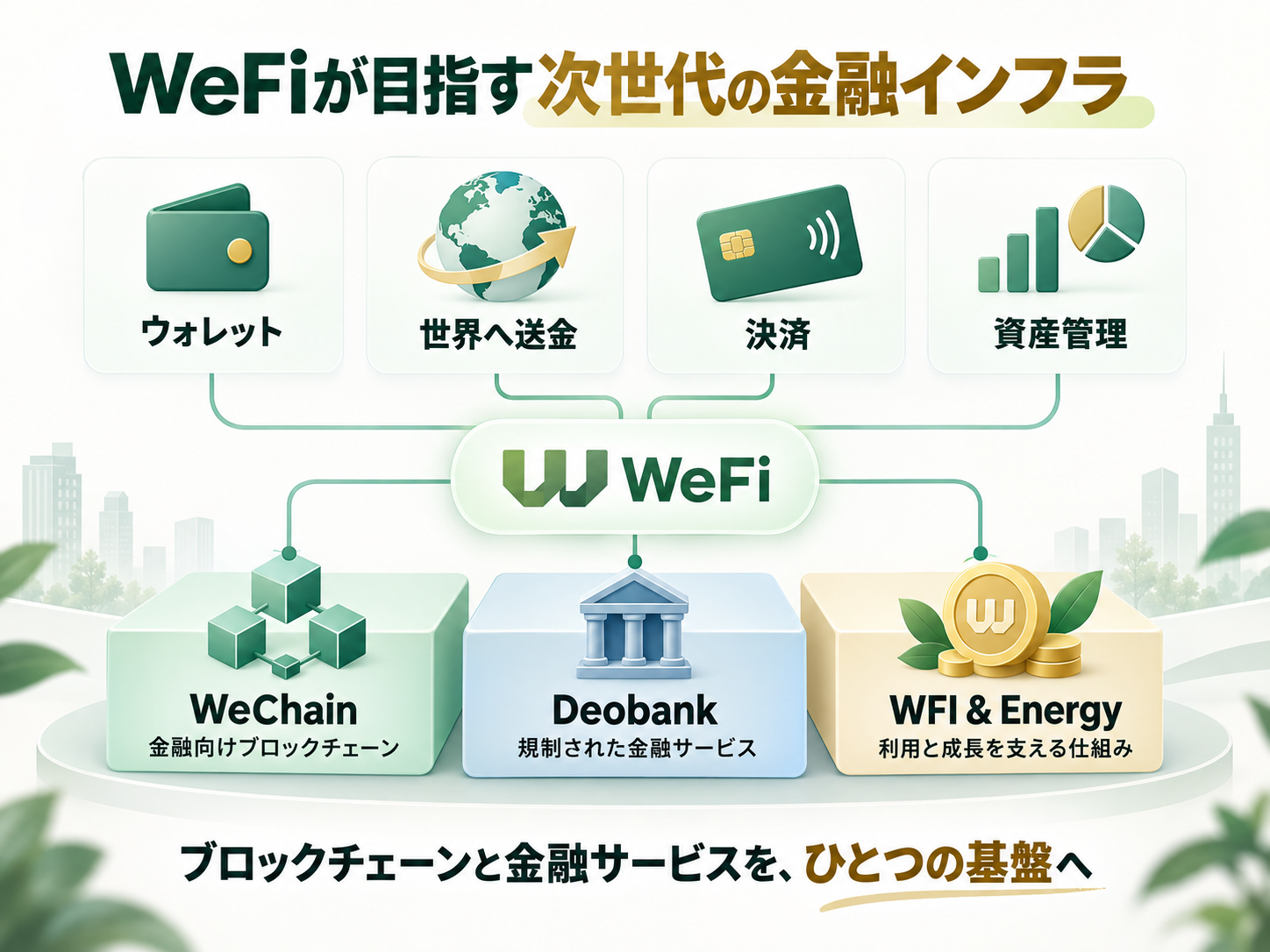 WeFiが目指す新しい金融インフラ